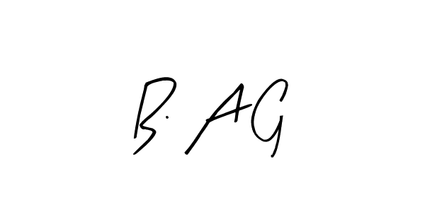 You should practise on your own different ways (Arty Signature) to write your name (B. A G) in signature. don't let someone else do it for you. B. A G signature style 8 images and pictures png