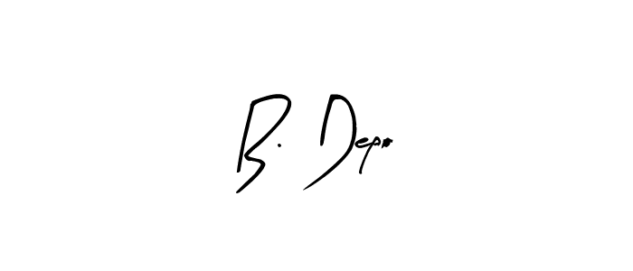 Also we have B. Depo name is the best signature style. Create professional handwritten signature collection using Arty Signature autograph style. B. Depo signature style 8 images and pictures png