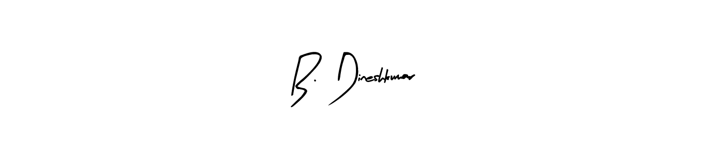 The best way (Arty Signature) to make a short signature is to pick only two or three words in your name. The name B. Dineshkumar include a total of six letters. For converting this name. B. Dineshkumar signature style 8 images and pictures png