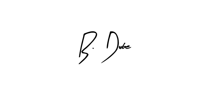 Also You can easily find your signature by using the search form. We will create B. Dube name handwritten signature images for you free of cost using Arty Signature sign style. B. Dube signature style 8 images and pictures png