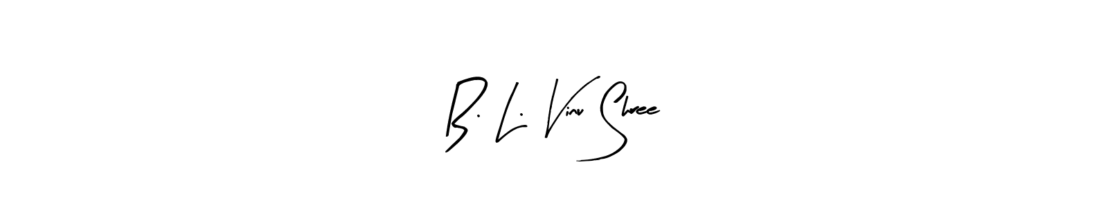 See photos of B. L. Vinu Shree official signature by Spectra . Check more albums & portfolios. Read reviews & check more about Arty Signature font. B. L. Vinu Shree signature style 8 images and pictures png