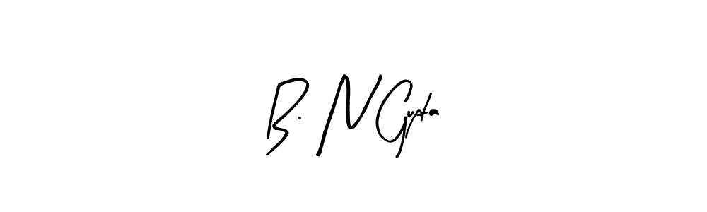 Use a signature maker to create a handwritten signature online. With this signature software, you can design (Arty Signature) your own signature for name B. N Gupta. B. N Gupta signature style 8 images and pictures png