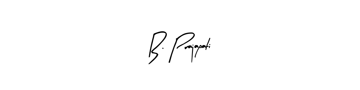 How to Draw B. Prajapati signature style? Arty Signature is a latest design signature styles for name B. Prajapati. B. Prajapati signature style 8 images and pictures png