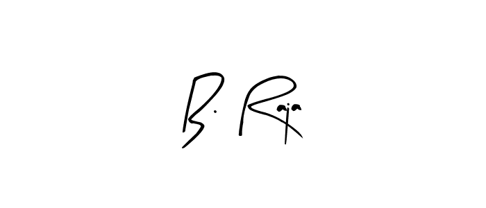 Create a beautiful signature design for name B. Raja. With this signature (Arty Signature) fonts, you can make a handwritten signature for free. B. Raja signature style 8 images and pictures png