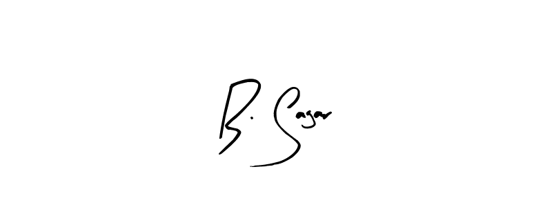 This is the best signature style for the B. Sagar name. Also you like these signature font (Arty Signature). Mix name signature. B. Sagar signature style 8 images and pictures png