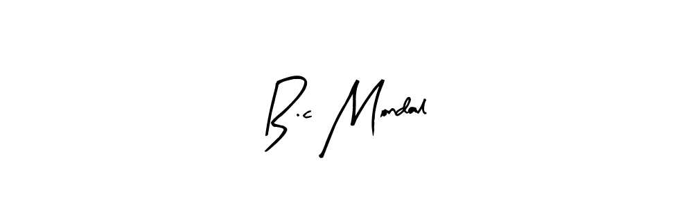 How to make B.c Mondal signature? Arty Signature is a professional autograph style. Create handwritten signature for B.c Mondal name. B.c Mondal signature style 8 images and pictures png