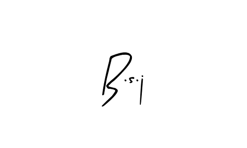 You should practise on your own different ways (Arty Signature) to write your name (B.s.j) in signature. don't let someone else do it for you. B.s.j signature style 8 images and pictures png