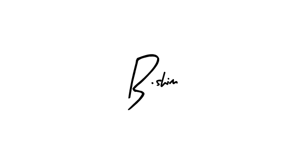 if you are searching for the best signature style for your name B.shim. so please give up your signature search. here we have designed multiple signature styles  using Arty Signature. B.shim signature style 8 images and pictures png