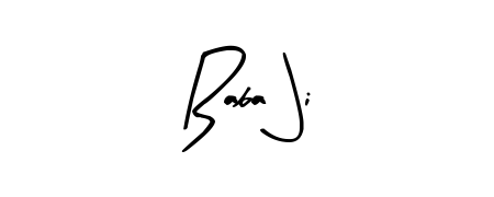 Discover how Baba Ji looks in an executive cursive font (Arty Signature). Perfect for legal documents, invoices, and certificates. Baba Ji signature style 8 images and pictures png