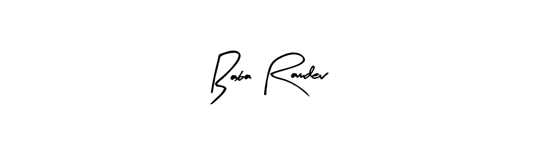 How to make Baba Ramdev signature? Arty Signature is a professional autograph style. Create handwritten signature for Baba Ramdev name. Baba Ramdev signature style 8 images and pictures png