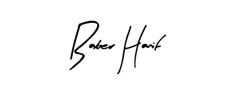 This is the best signature style for the Baber Hanif name. Also you like these signature font (Arty Signature). Mix name signature. Baber Hanif signature style 8 images and pictures png