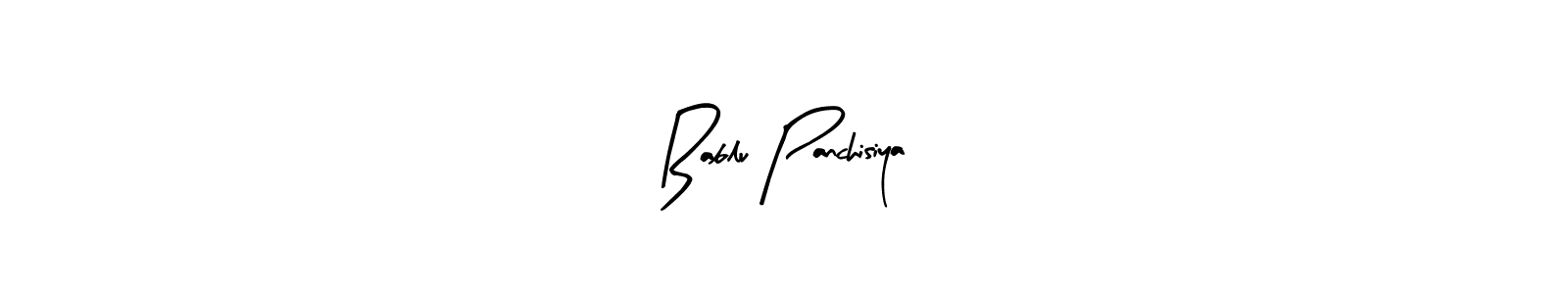 Design your own signature with our free online signature maker. With this signature software, you can create a handwritten (Arty Signature) signature for name Bablu Panchisiya. Bablu Panchisiya signature style 8 images and pictures png