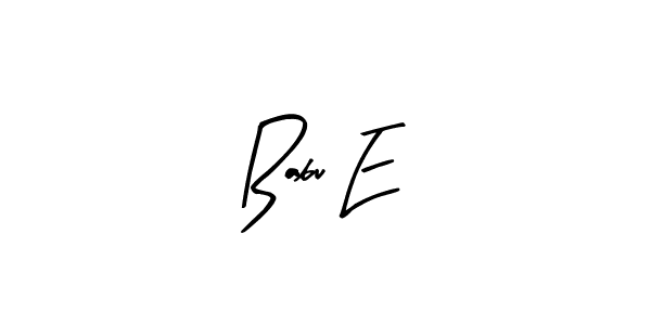 You can use this online signature creator to create a handwritten signature for the name Babu E. This is the best online autograph maker. Babu E signature style 8 images and pictures png