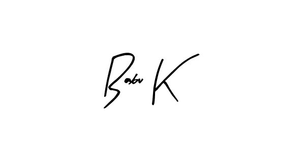 Also we have Babu K name is the best signature style. Create professional handwritten signature collection using Arty Signature autograph style. Babu K signature style 8 images and pictures png