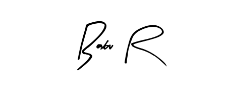 A timeless handwritten aesthetic for Babu R. The Arty Signature font gives your signature a handcrafted feel with natural curves. Babu R signature style 8 images and pictures png