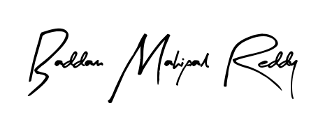 How to make Baddam Mahipal Reddy signature? Arty Signature is a professional autograph style. Create handwritten signature for Baddam Mahipal Reddy name. Baddam Mahipal Reddy signature style 8 images and pictures png