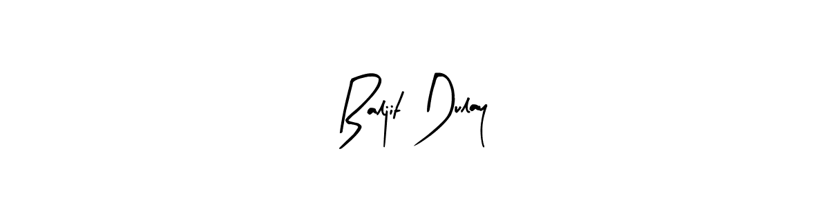 if you are searching for the best signature style for your name Baljit Dulay. so please give up your signature search. here we have designed multiple signature styles  using Arty Signature. Baljit Dulay signature style 8 images and pictures png