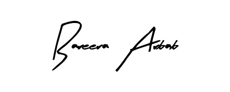 Explore multiple handwriting variations for Bareera Arbab including this stunning Arty Signature design. Free to use across all platforms. Bareera Arbab signature style 8 images and pictures png