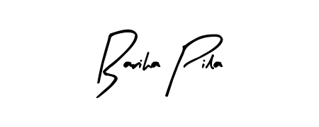 Explore multiple handwriting variations for Bariha Pila including this stunning Arty Signature design. Free to use across all platforms. Bariha Pila signature style 8 images and pictures png
