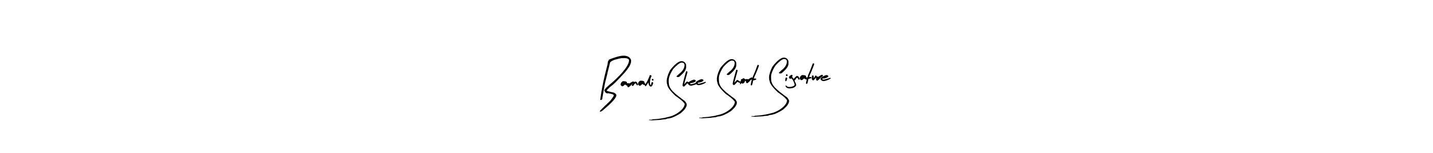 Design your own signature with our free online signature maker. With this signature software, you can create a handwritten (Arty Signature) signature for name Barnali Shee Short Signature. Barnali Shee Short Signature signature style 8 images and pictures png