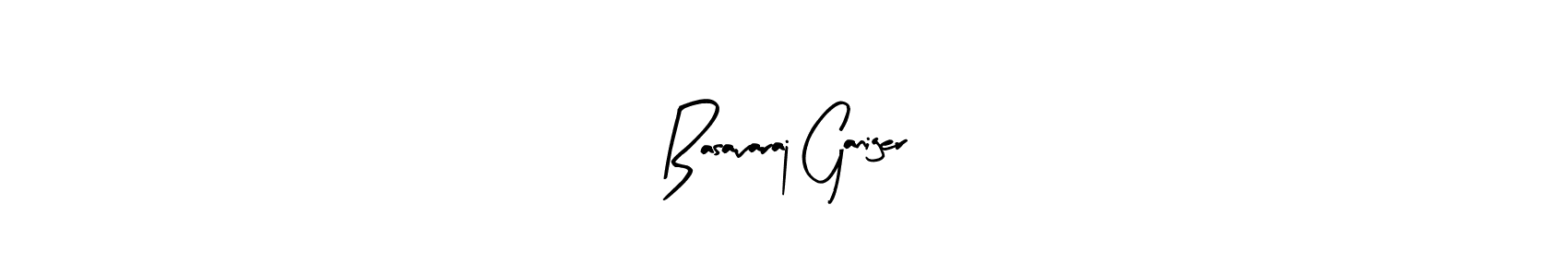 Arty Signature is a professional signature style that is perfect for those who want to add a touch of class to their signature. It is also a great choice for those who want to make their signature more unique. Get Basavaraj Ganiger name to fancy signature for free. Basavaraj Ganiger signature style 8 images and pictures png