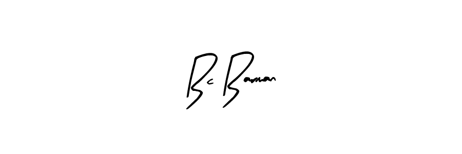 Similarly Arty Signature is the best handwritten signature design. Signature creator online .You can use it as an online autograph creator for name Bc Barman. Bc Barman signature style 8 images and pictures png