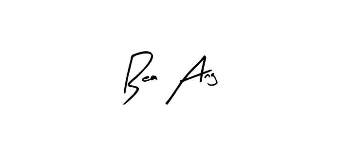 Use a signature maker to create a handwritten signature online. With this signature software, you can design (Arty Signature) your own signature for name Bea Ang. Bea Ang signature style 8 images and pictures png