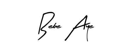 Get inspired by this graceful Arty Signature signature style for name Bebe Aye. Smooth loops and balanced proportions for everyday use. Bebe Aye signature style 8 images and pictures png