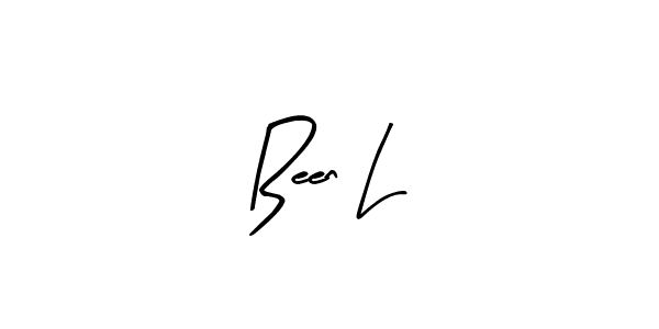 Use a signature maker to create a handwritten signature online. With this signature software, you can design (Arty Signature) your own signature for name Been L. Been L signature style 8 images and pictures png