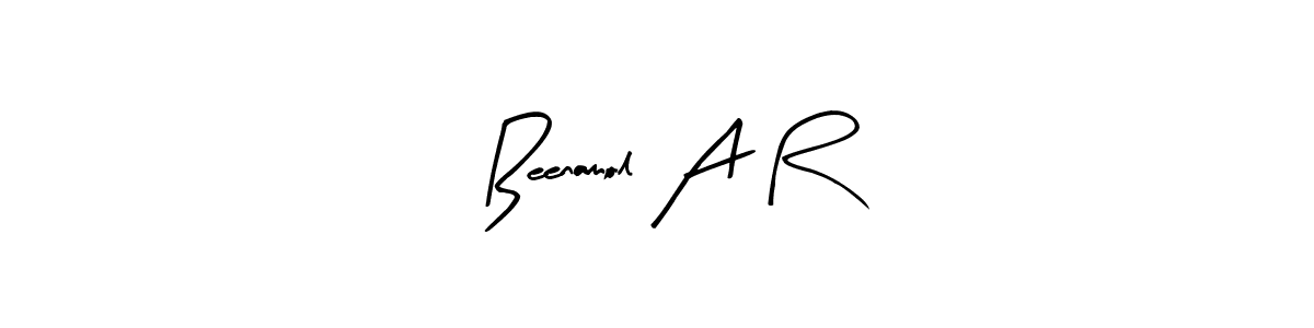Also we have Beenamol A R name is the best signature style. Create professional handwritten signature collection using Arty Signature autograph style. Beenamol A R signature style 8 images and pictures png