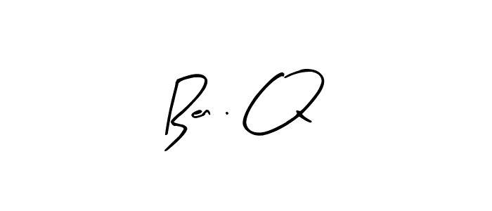 Arty Signature is a professional signature style that is perfect for those who want to add a touch of class to their signature. It is also a great choice for those who want to make their signature more unique. Get Ben . Q name to fancy signature for free. Ben . Q signature style 8 images and pictures png
