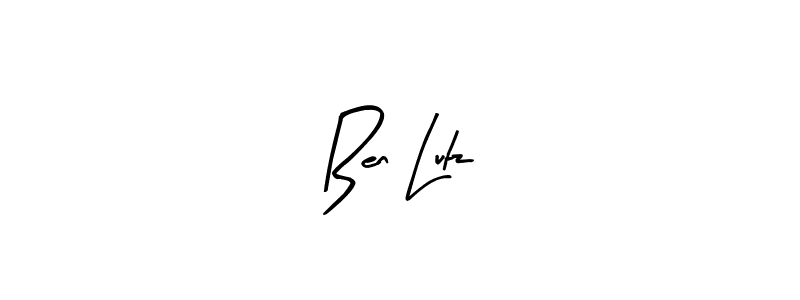Create a beautiful signature design for name Ben Lutz. With this signature (Arty Signature) fonts, you can make a handwritten signature for free. Ben Lutz signature style 8 images and pictures png