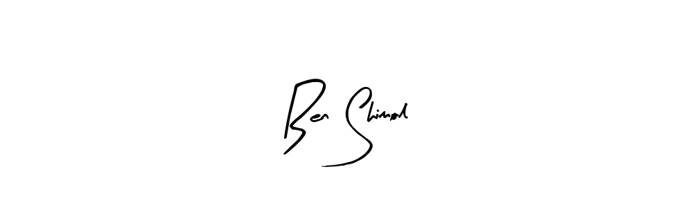 How to make Ben Shimol name signature. Use Arty Signature style for creating short signs online. This is the latest handwritten sign. Ben Shimol signature style 8 images and pictures png