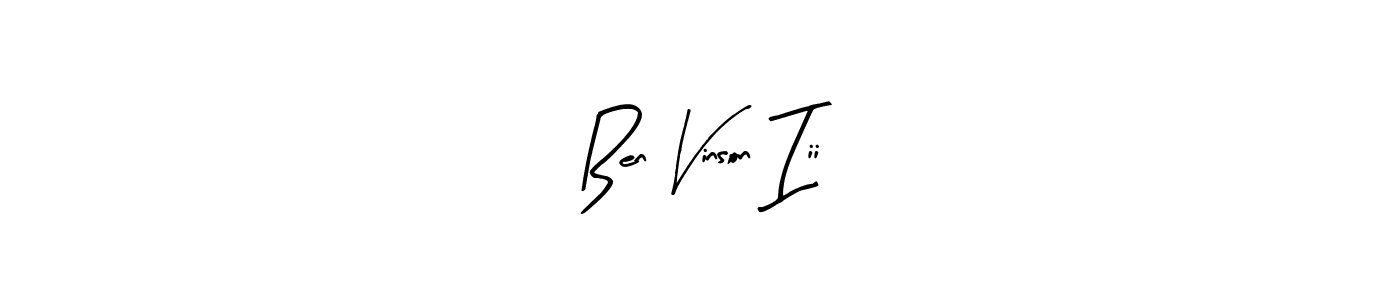 if you are searching for the best signature style for your name Ben Vinson Iii. so please give up your signature search. here we have designed multiple signature styles  using Arty Signature. Ben Vinson Iii signature style 8 images and pictures png