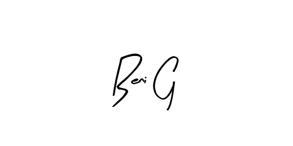 Arty Signature is a professional signature style that is perfect for those who want to add a touch of class to their signature. It is also a great choice for those who want to make their signature more unique. Get Beni G name to fancy signature for free. Beni G signature style 8 images and pictures png