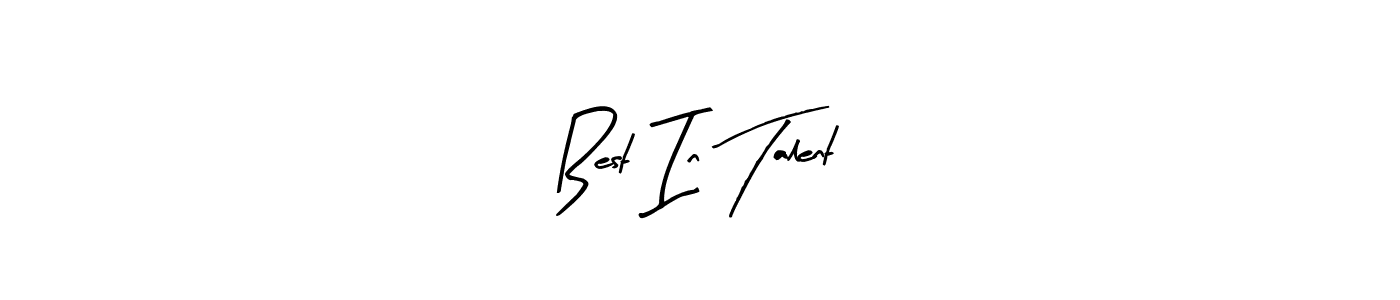 Similarly Arty Signature is the best handwritten signature design. Signature creator online .You can use it as an online autograph creator for name Best In Talent. Best In Talent signature style 8 images and pictures png