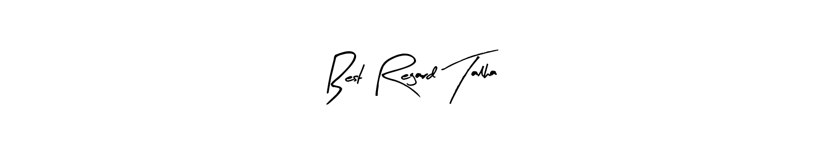 Best Regard Talha stylish signature style. Best Handwritten Sign (Arty Signature) for my name. Handwritten Signature Collection Ideas for my name Best Regard Talha. Best Regard Talha signature style 8 images and pictures png