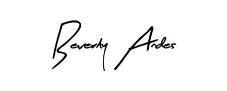 Enhance your business communications with Beverly Andes signature in Arty Signature lettering. Clean, modern, and universally compatible. Beverly Andes signature style 8 images and pictures png