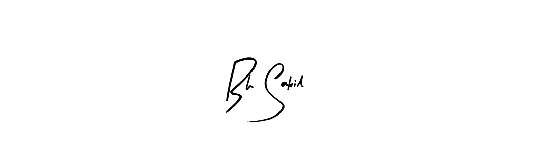 Make a beautiful signature design for name Bh Sakil 10. With this signature (Arty Signature) style, you can create a handwritten signature for free. Bh Sakil 10 signature style 8 images and pictures png