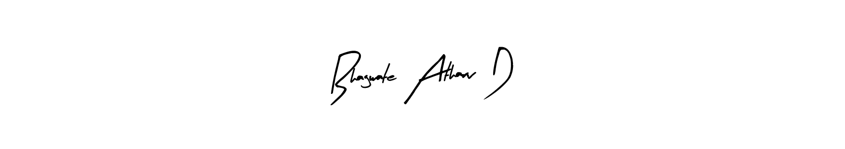 Use a signature maker to create a handwritten signature online. With this signature software, you can design (Arty Signature) your own signature for name Bhagwate Atharv D. Bhagwate Atharv D signature style 8 images and pictures png