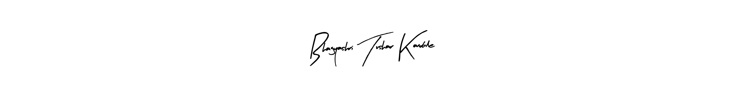 Make a beautiful signature design for name Bhagyashri Tushar Kamble. Use this online signature maker to create a handwritten signature for free. Bhagyashri Tushar Kamble signature style 8 images and pictures png