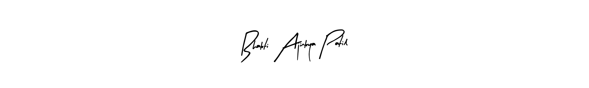 You should practise on your own different ways (Arty Signature) to write your name (Bhakti Ajinkya Patil) in signature. don't let someone else do it for you. Bhakti Ajinkya Patil signature style 8 images and pictures png