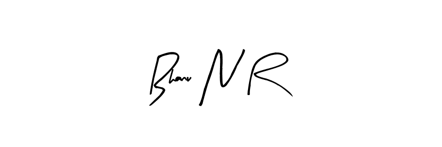 Similarly Arty Signature is the best handwritten signature design. Signature creator online .You can use it as an online autograph creator for name Bhanu N R. Bhanu N R signature style 8 images and pictures png