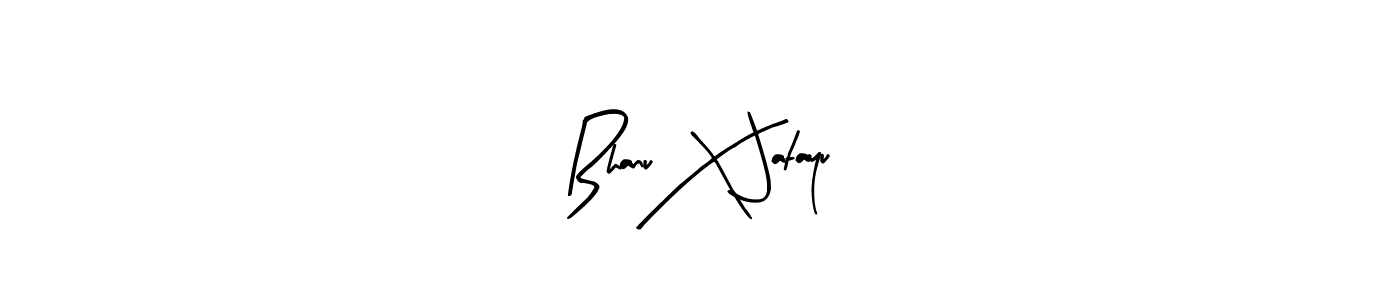 Make a beautiful signature design for name Bhanu X Jatayu. With this signature (Arty Signature) style, you can create a handwritten signature for free. Bhanu X Jatayu signature style 8 images and pictures png