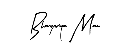 The Arty Signature handwriting style adds charm and authenticity to name Bhanupriya Mam. A wonderful choice for personal thank-you notes. Bhanupriya Mam signature style 8 images and pictures png