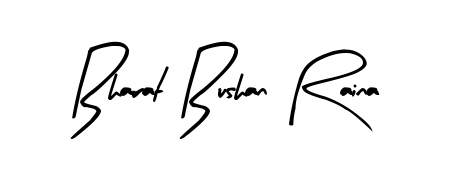 Enhance your business communications with Bharat Bushan Raina signature in Arty Signature lettering. Clean, modern, and universally compatible. Bharat Bushan Raina signature style 8 images and pictures png