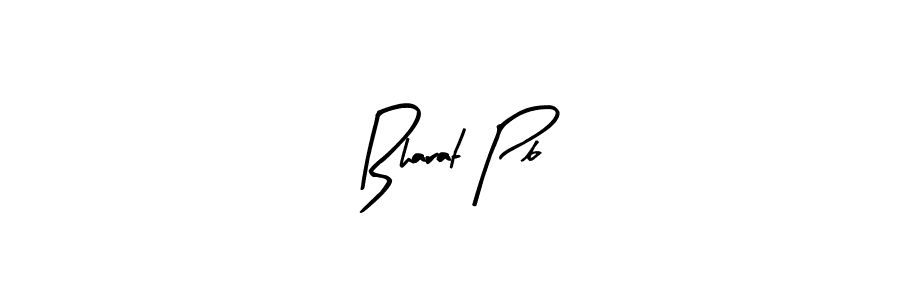 Arty Signature is a professional signature style that is perfect for those who want to add a touch of class to their signature. It is also a great choice for those who want to make their signature more unique. Get Bharat Pb name to fancy signature for free. Bharat Pb signature style 8 images and pictures png