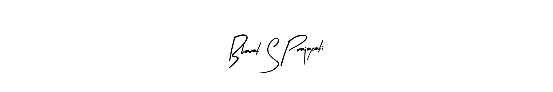 Bharat S Prajapati stylish signature style. Best Handwritten Sign (Arty Signature) for my name. Handwritten Signature Collection Ideas for my name Bharat S Prajapati. Bharat S Prajapati signature style 8 images and pictures png