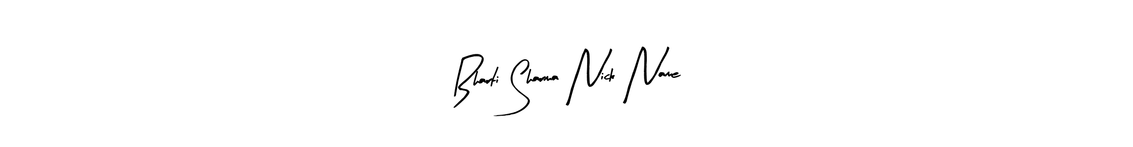 This is the best signature style for the Bharti Sharma Nick Name name. Also you like these signature font (Arty Signature). Mix name signature. Bharti Sharma Nick Name signature style 8 images and pictures png