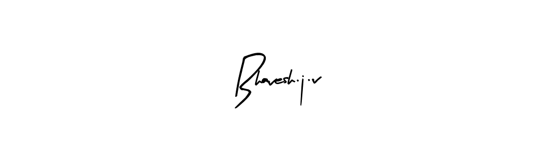 if you are searching for the best signature style for your name Bhavesh.j.v. so please give up your signature search. here we have designed multiple signature styles  using Arty Signature. Bhavesh.j.v signature style 8 images and pictures png